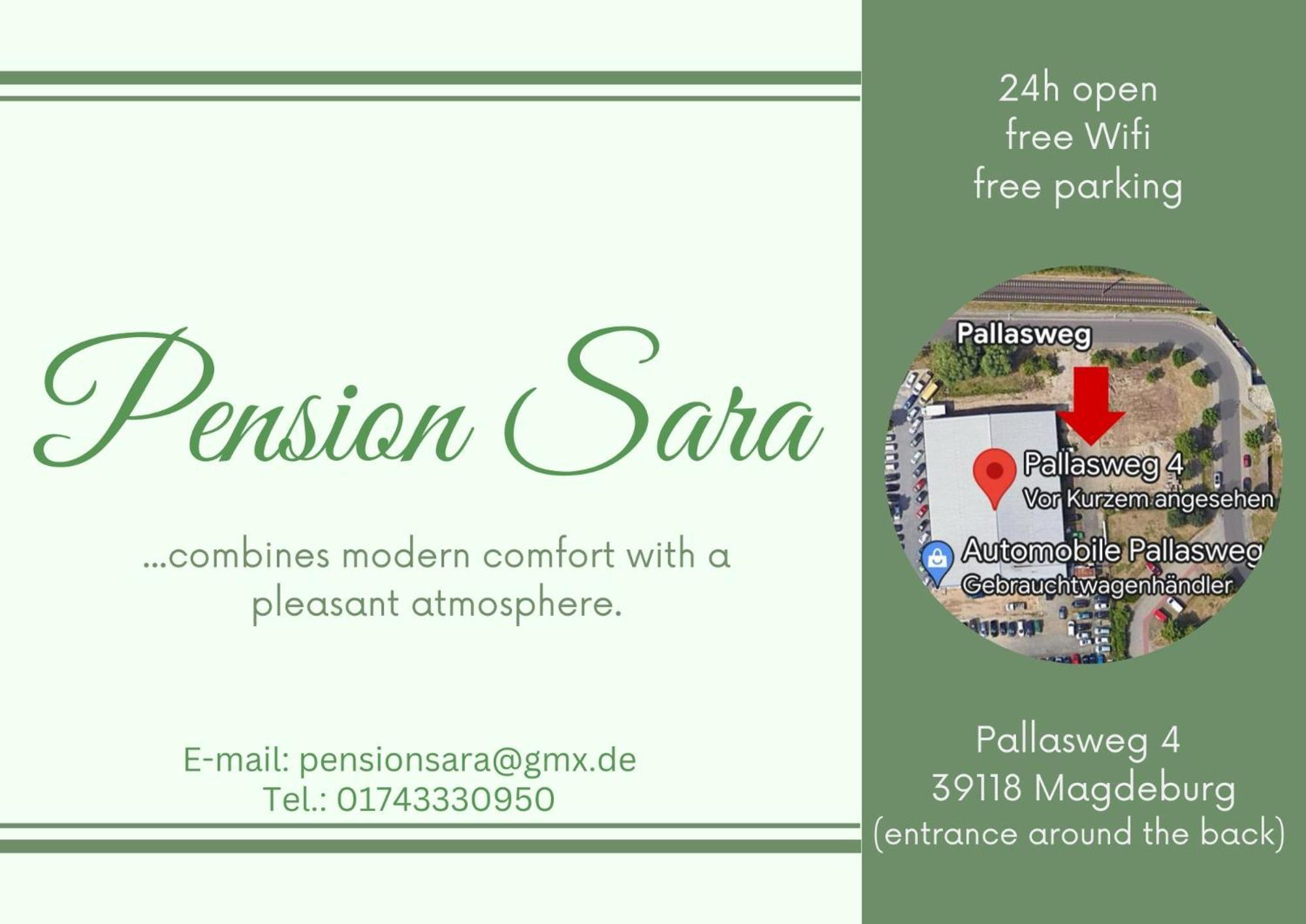 Pension Sara 마그데부르크 외부 사진